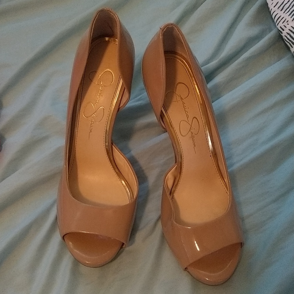 Tan Jessica Simpson Heels